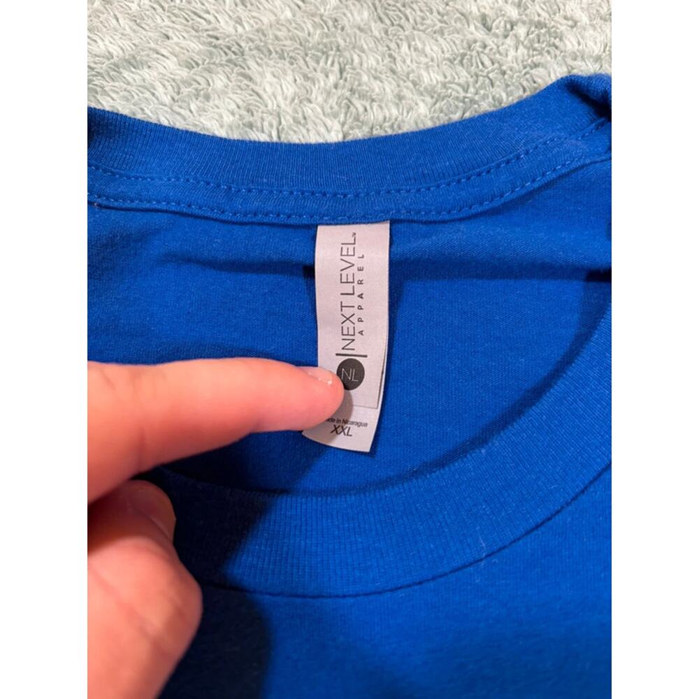 Next Level Make Cycling Great Again Blue T-shirt Size US UK (2XL) - Picture 3 of 12
